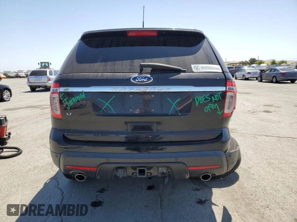 2014 Ford Explorer XLT with VIN 1FM5K7D87EGA08681, listed as a Copart auction lot 57788775 with 103,607 mi miles and Salvage title. Bid and sale history available at DreamBid. Image 6.