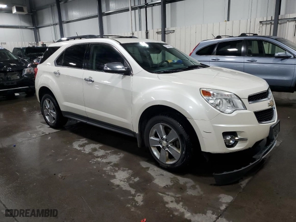 2013 Chevrolet Equinox LTZ with VIN 1GNFLGEK5DZ128571, listed as a Copart auction lot 81054914 with 215,769 mi miles and Salvage Title. Bid and sale history available at carsss.com. Image 4.