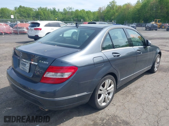 2008 Mercedes-Benz C 300 Sport with VIN WDDGF81X38F055211, listed as a IAAI auction lot 42233709 with 132,300 mi miles and . Bid and sale history available at DreamBid. Image 4.