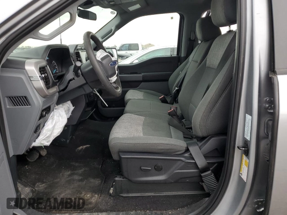 2023 Ford F-150 XL with VIN 1FTEW1C85PKD62576, listed as a Copart auction lot 44970775 with 52,070 mi miles and Salvage title. Bid and sale history available at DreamBid. Image 7.