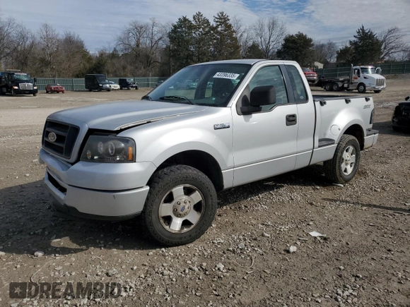 2006 Ford F-150 STX with VIN 1FTRF02296KB31638, listed as a Copart auction lot 43396335 with 234,953 mi miles and Clean Title. Bid and sale history available at carsss.com. Image 1.