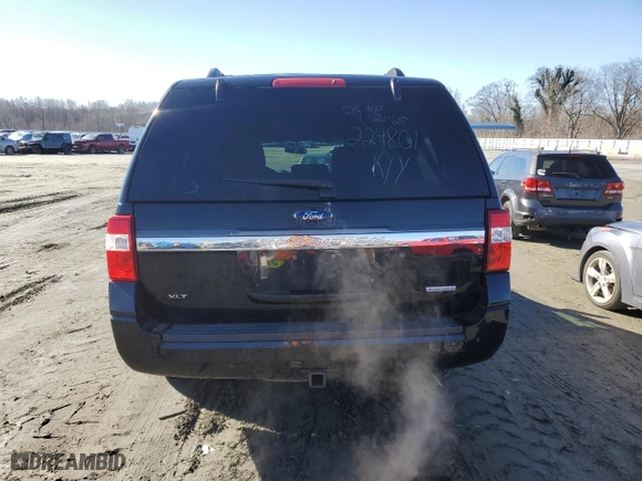 2016 Ford Expedition EL XLT with VIN 1FMJK1JT4GEF53272, listed as a Copart auction lot 42573795 with NaN miles and Salvage Title. Bid and sale history available at carsss.com. Image 6.