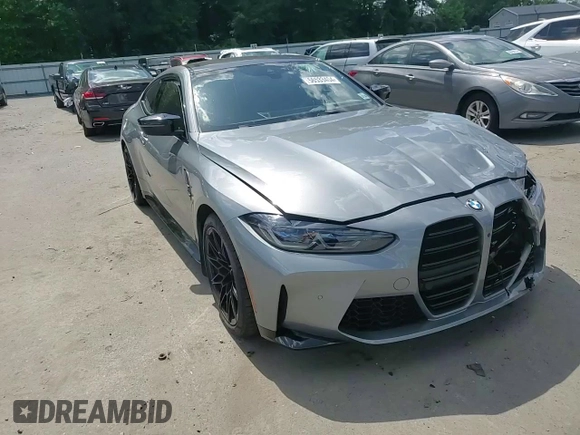 2024 BMW M4 Competition xDrive with VIN WBS43AZ08RCP54091, listed as a Copart auction lot 56533404 with 0 mi miles and Salvage Title. Bid and sale history available at carsss.com. Image 11.