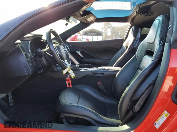 2015 Chevrolet Corvette 1LT with VIN 1G1YB2D76F5122480, listed as a Copart auction lot 48586755 with 57,836 mi miles and Salvage Title. Bid and sale history available at carsss.com. Image 7.