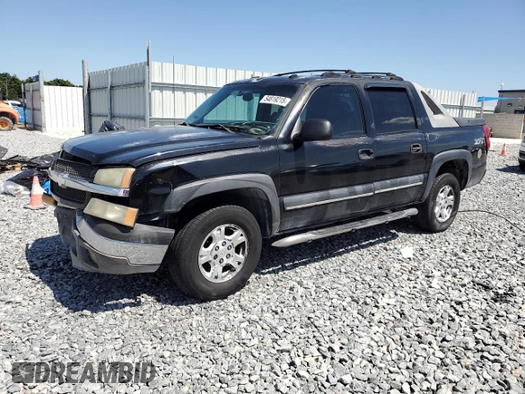2003 Chevrolet Avalanche with VIN 3GNEK13T13G219942, listed as a Copart auction lot 54819215 with Not Provided miles and Salvage Title. Bid and sale history available at DreamBid. Image 1.