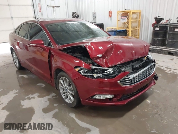 2017 Ford Fusion SE z VIN 3FA6P0HD8HR405800, wystawiony jako IAAI lot #41823918 z przebiegiem 54 034 mil mil oraz . Historia ofert i sprzedaży dostępna na DreamBid. Obrazek 1.