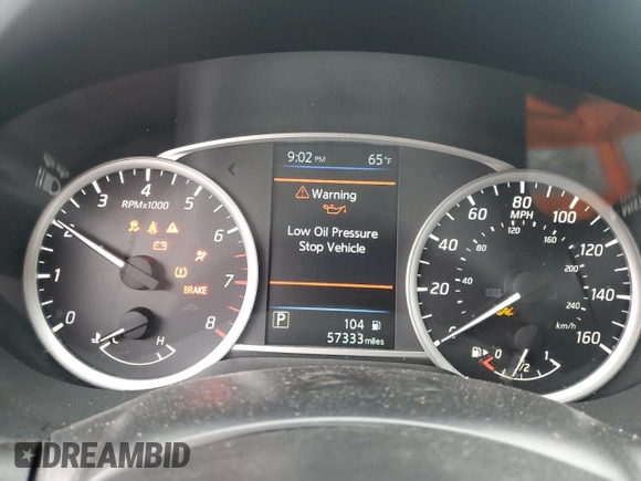2019 Nissan Sentra S with VIN 3N1AB7AP8KY441549, listed as a Copart auction lot 51128985 with 57,333 mi miles and Clean Title. Bid and sale history available at DreamBid. Image 9.
