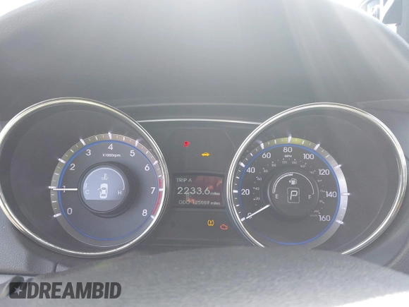 2012 Hyundai Sonata GLS with VIN 5NPEB4AC5CH369721, listed as a IAAI auction lot 42092971 with 125,089 mi miles and . Bid and sale history available at carsss.com. Image 7.