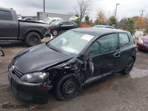2013 Volkswagen Golf w/Conv & Sunroof with VIN WVWBB7AJXDW129305, listed as a IAAI auction lot 40969385 with 79,953 mi miles. Bid and sale history available at carsss.com. Image 2.