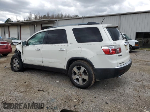 2010 GMC Acadia SLT1 with VIN 1GKLRMED3AJ109218, listed as a Copart auction lot 48042715 with 163,305 mi miles and Salvage title. Bid and sale history available at DreamBid. Image 2.