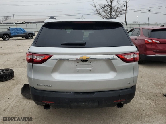 2021 Chevrolet Traverse LT Leather with VIN 1GNERHKW0MJ217454, listed as a Copart auction lot 43602785 with 96,733 mi miles and Salvage Title. Bid and sale history available at carsss.com. Image 6.