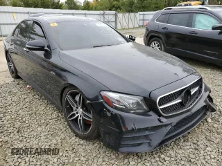 2017 Mercedes-Benz E-Class AMG E 43 with VIN WDDZF6EB8HA210523, listed as a Copart auction lot 59871562 with 55,851 mi miles. Bid and sale history available at carsss.com. Image 1.