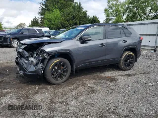 2024 Toyota RAV4 Hybrid XSE with VIN 2T3E6RFV6RW076035, listed as a Copart auction lot 56872015 with 17,064 mi miles and Salvage title. Bid and sale history available at DreamBid. Image 1.