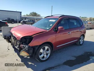 2008 Kia Rondo LX with VIN KNAFG525487209835, listed as a Copart auction lot 76913274 with 148,341 mi miles and Salvage Title. Bid and sale history available at carsss.com. Image 1.