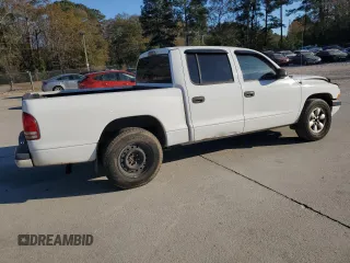 2004 Dodge Dakota Sport with VIN 1D7HL38K34S561259, listed as a Copart auction lot 83047884 with 118,565 mi miles and Salvage Title. Bid and sale history available at carsss.com. Image 3.