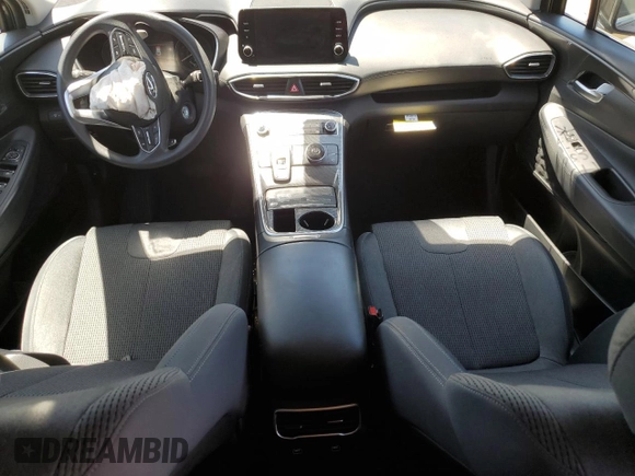 2021 Hyundai Santa Fe SE with VIN 5NMS14AJ2MH366584, listed as a Copart auction lot 57144915 with 62,613 mi miles and Salvage title. Bid and sale history available at DreamBid. Image 8.