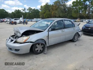 2004 Mitsubishi Lancer ES z VIN JA3AJ26E84U051145, wystawiony jako Copart lot #50418215 z przebiegiem Nie podano mil oraz Szkoda całkowita • Salvage title. Historia ofert i sprzedaży dostępna na DreamBid. Obrazek 1.