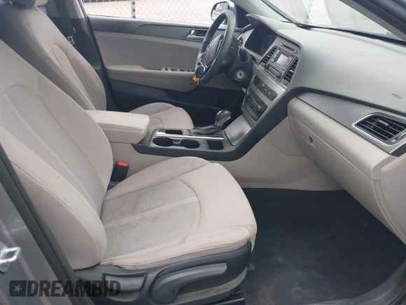 2017 Hyundai Sonata 2.4L with VIN 5NPE24AF1HH443556, listed as a IAAI auction lot 42059889 with 179,662 mi miles and . Bid and sale history available at carsss.com. Image 5.