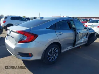 2017 Honda Civic Sedan EX with VIN 19XFC2F7XHE067063, listed as a IAAI auction lot 41820713 with 74,592 mi miles. Bid and sale history available at carsss.com. Image 4.