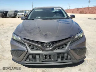 2022 Toyota Camry SE with VIN 4T1G11AK8NU672529, listed as a Copart auction lot 73362154 with 78,475 mi miles and Salvage Title. Bid and sale history available at carsss.com. Image 5.