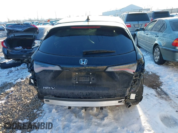 2023 Honda HR-V Sport with VIN 3CZRZ1H55PM731530, listed as a IAAI auction lot 41334716 with 17,793 mi miles. Bid and sale history available at carsss.com. Image 17.