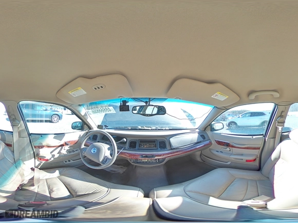 2001 Mercury Grand Marquis LS with VIN 2MEFM75W61X660369, listed as a Copart auction lot 48666655 with 120,590 mi miles and Salvage Title. Bid and sale history available at carsss.com. Image 12.