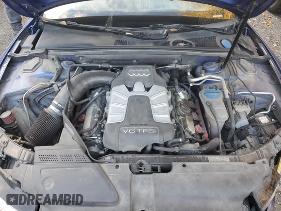 2015 Audi S5 Premium Plus with VIN WAUCGAFR1FA037773, listed as a Copart auction lot 73284174 with 138,487 mi miles and Salvage Title. Bid and sale history available at carsss.com. Image 11.