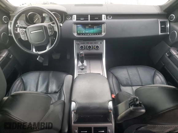 2017 Land Rover Range Rover Sport HSE with VIN SALWR2FVXHA682558, listed as a Copart auction lot 48928275 with 169,009 mi miles and Salvage title. Bid and sale history available at DreamBid. Image 8.