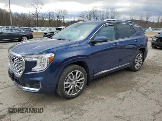 2022 GMC Terrain Denali with VIN 3GKALXEV4NL306688, listed as a Copart auction lot 52949245 with 7,608 mi miles and Salvage title. Bid and sale history available at DreamBid. Image 1.