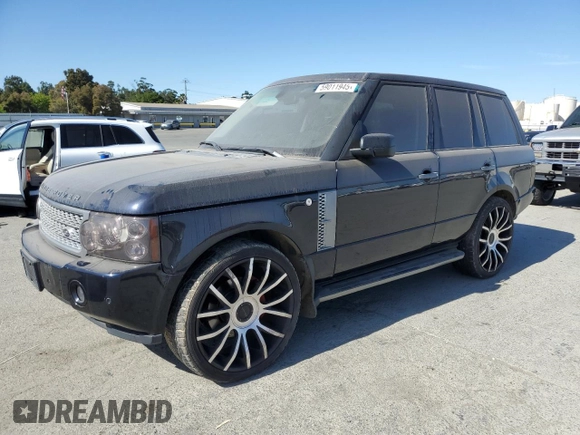 2007 Land Rover Range Rover SC with VIN SALMF13477A261109, listed as a Copart auction lot 59011945 with 103,289 mi miles and Clean title. Bid and sale history available at DreamBid. Image 1.