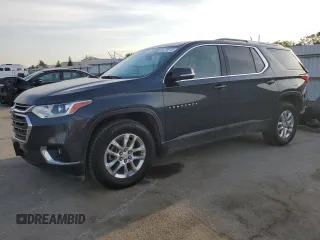 2018 Chevrolet Traverse LT Cloth with VIN 1GNERGKW7JJ231504, listed as a Copart auction lot 54776515 with 122,938 mi miles and Salvage Title. Bid and sale history available at carsss.com. Image 1.