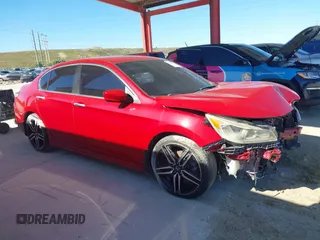 2016 Honda Accord Sport with VIN 1HGCR2F55GA137054, listed as a IAAI auction lot 41758711 with 106,922 mi miles and . Bid and sale history available at DreamBid. Image 13.