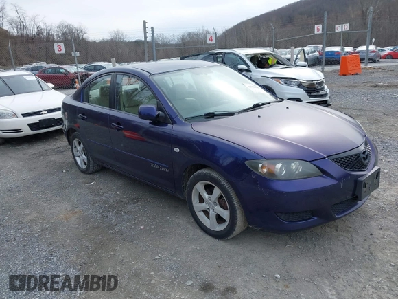 2004 Mazda 3 i with VIN JM1BK12F741187442, listed as a IAAI auction lot 41738287 with 232,217 mi miles and . Bid and sale history available at DreamBid. Image 1.