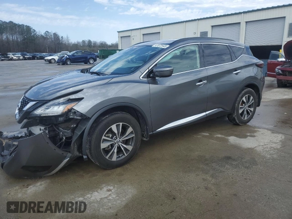 2021 Nissan Murano SV with VIN 5N1AZ2BS0MC103102, listed as a Copart auction lot 47872445 with 81,027 mi miles and Salvage Title. Bid and sale history available at DreamBid. Image 1.