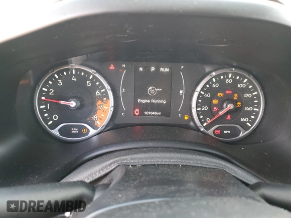 2017 Jeep Renegade Latitude with VIN ZACCJABB8HPE67123, listed as a Copart auction lot 55594475 with 101,646 mi miles and Salvage Title. Bid and sale history available at carsss.com. Image 9.