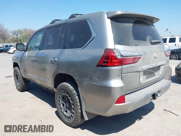 2016 Lexus LX 570 with VIN JTJHY7AX5G4219178, listed as a IAAI auction lot 41780927 with 147,642 mi miles and . Bid and sale history available at DreamBid. Image 3.