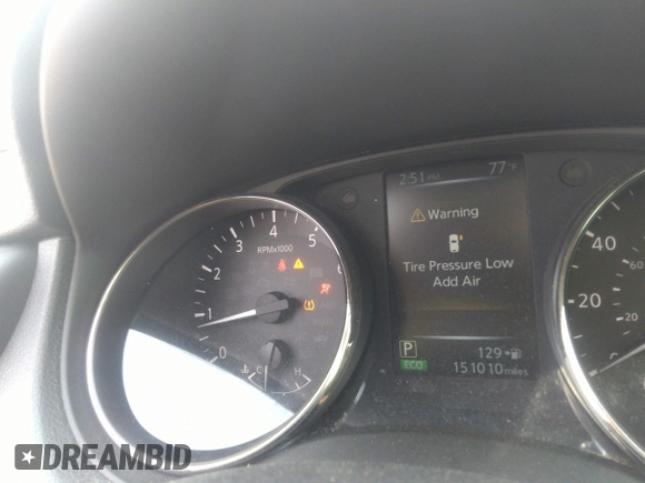 2017 Nissan Rogue S with VIN KNMAT2MT4HP543351, listed as a IAAI auction lot 41696457 with 151,010 mi miles and . Bid and sale history available at DreamBid. Image 14.