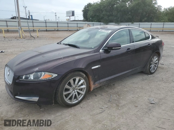 2013 Jaguar XF I4 RWD with VIN SAJWA0ES9DPU02213, listed as a Copart auction lot 69713934 with 104,088 mi miles and Salvage Title. Bid and sale history available at carsss.com. Image 1.