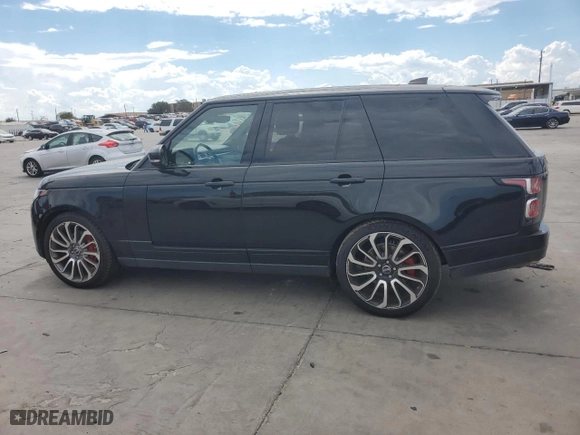 2019 Land Rover Range Rover with VIN SALGR2RV4KA524949, listed as a Copart auction lot 69500984 with 55,099 mi miles and Salvage Title. Bid and sale history available at carsss.com. Image 2.