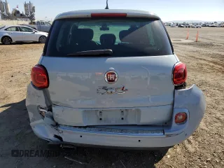 2014 FIAT 500L Easy with VIN ZFBCFABH7EZ023964, listed as a Copart auction lot 72838314 with 87,956 mi miles and Salvage Title. Bid and sale history available at carsss.com. Image 6.