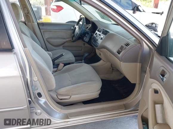2002 Honda Civic LX with VIN 1HGES16502L027114, listed as a IAAI auction lot 42189609 with 200,417 mi miles and . Bid and sale history available at DreamBid. Image 5.