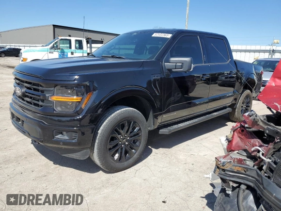 2024 Ford F-150 XLT with VIN 1FTFW3LDXRFB56503, listed as a Copart auction lot 52532365 with 2,264 mi miles and Salvage Title. Bid and sale history available at carsss.com. Image 1.