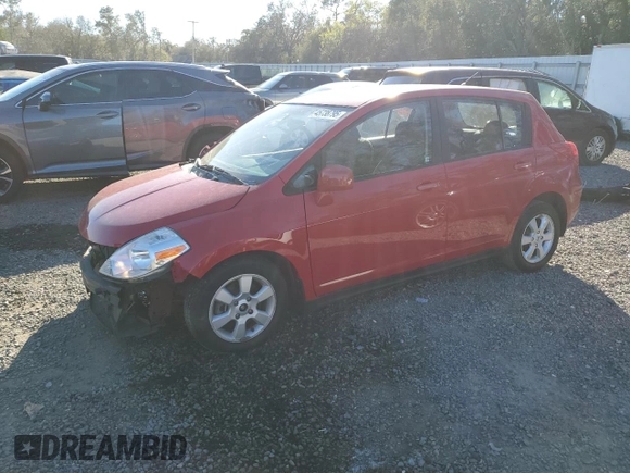 2008 Nissan Versa 1.8 S with VIN 3N1BC13E18L368430, listed as a Copart auction lot 55158295 with 142,363 mi miles and Salvage Title. Bid and sale history available at carsss.com. Image 1.