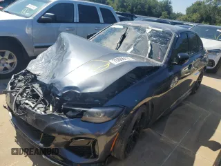 2022 BMW 3 Series M340i with VIN 3MW5U7J07N8C42022, listed as a Copart auction lot 70866414 with 0 mi miles and Salvage Title. Bid and sale history available at carsss.com. Image 1.
