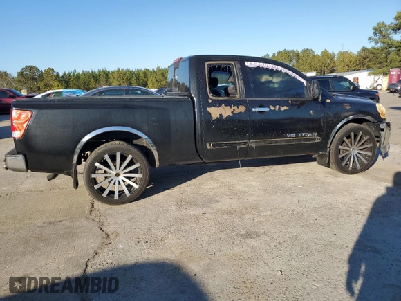 2006 Nissan Titan SE with VIN 1N6BA06A56N563608, listed as a Copart auction lot 88769975 with Not Provided miles and Salvage Title. Bid and sale history available at DreamBid. Image 3.