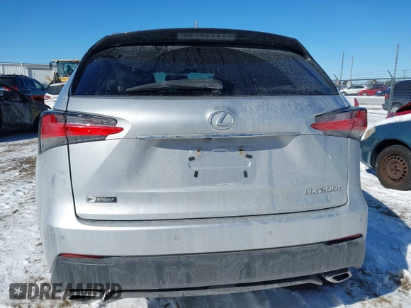 2017 Lexus NX with VIN JTJBARBZ0H2125289, listed as a IAAI auction lot 41632911 with 91,203 mi miles. Bid and sale history available at carsss.com. Image 17.