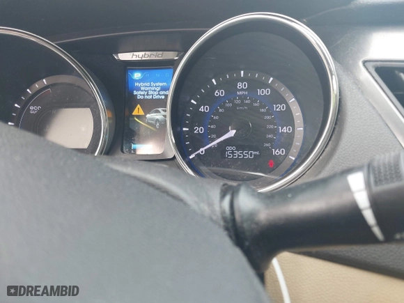 2015 Hyundai Sonata Hybrid Limited with VIN KMHEC4A4XFA119744, listed as a IAAI auction lot 42091103 with 1 mi miles. Bid and sale history available at carsss.com. Image 7.