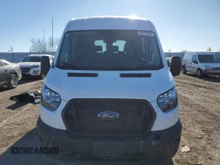 2023 Ford Transit Passenger XL with VIN 1FBAX9C85PKC11039, listed as a Copart auction lot 88472055 with 8,569 mi miles and Salvage Title. Bid and sale history available at DreamBid. Image 5.