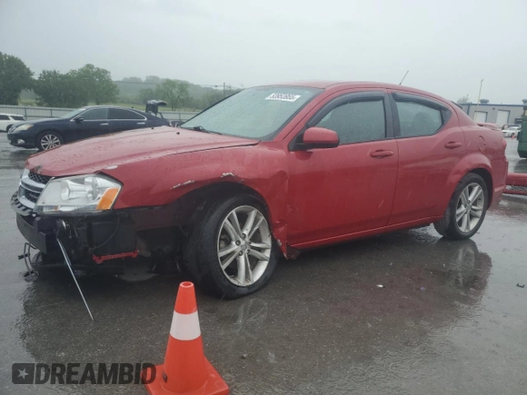 2011 Dodge Avenger Heat with VIN 1B3BD1FG6BN510688, listed as a Copart auction lot 53953955 with 126,559 mi miles and Salvage Title. Bid and sale history available at DreamBid. Image 1.