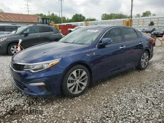2019 Kia Optima LX z VIN 5XXGT4L39KG285382, wystawiony jako Copart lot #55843355 z przebiegiem 99 339 mil mil oraz Szkoda całkowita • Salvage title. Historia ofert i sprzedaży dostępna na DreamBid. Obrazek 1.